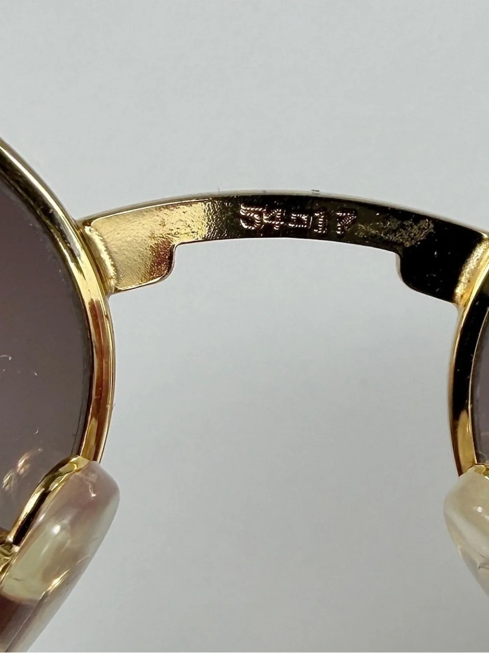 Vintage Gianni Versace Mod G51 Col 56 L Medusa Gold Havana Sunglasses Full Set